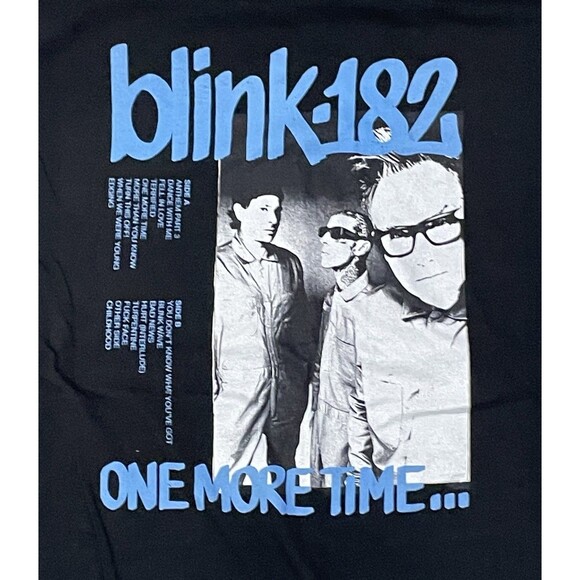 Blink 182 One More Time Concert T Shirt Unisex Adult Size 2XLT 2024 Tour Merch - Picture 2 of 4